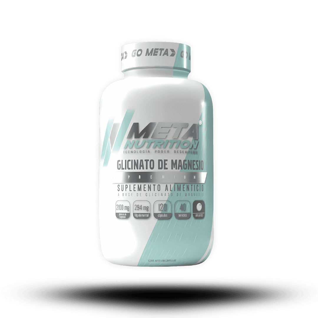 120 Caps | Glicinato de Magnesio Meta Nutrition