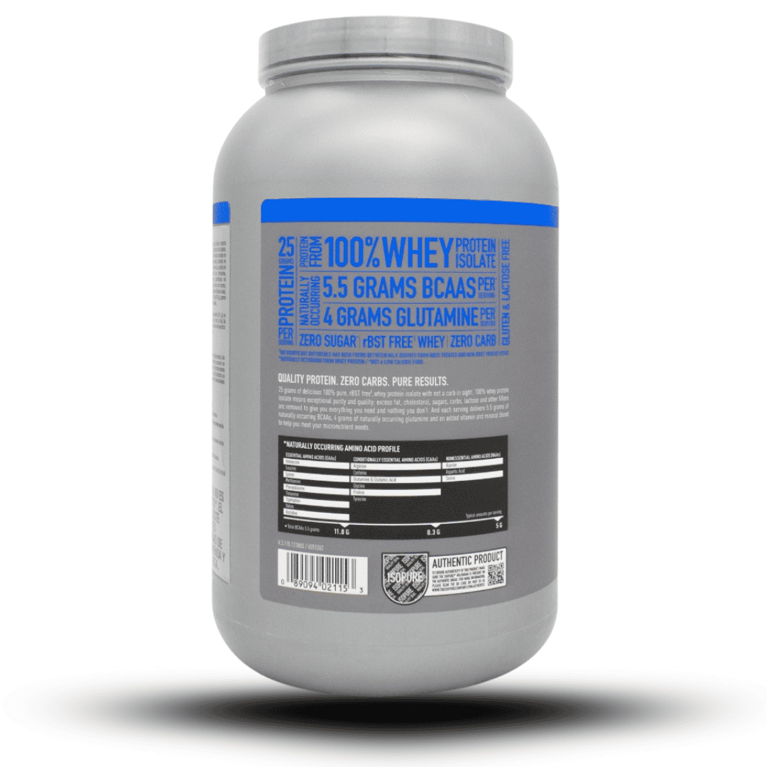 3 lbs | Isopure Zero Carb - Body Fit Supplements