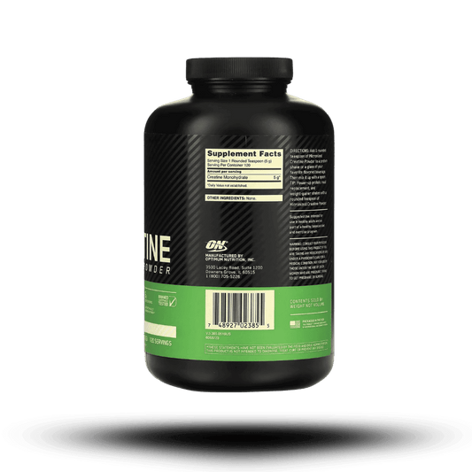 120 serv | Creatina Optimum Nutrition Powder - Body Fit Supplements