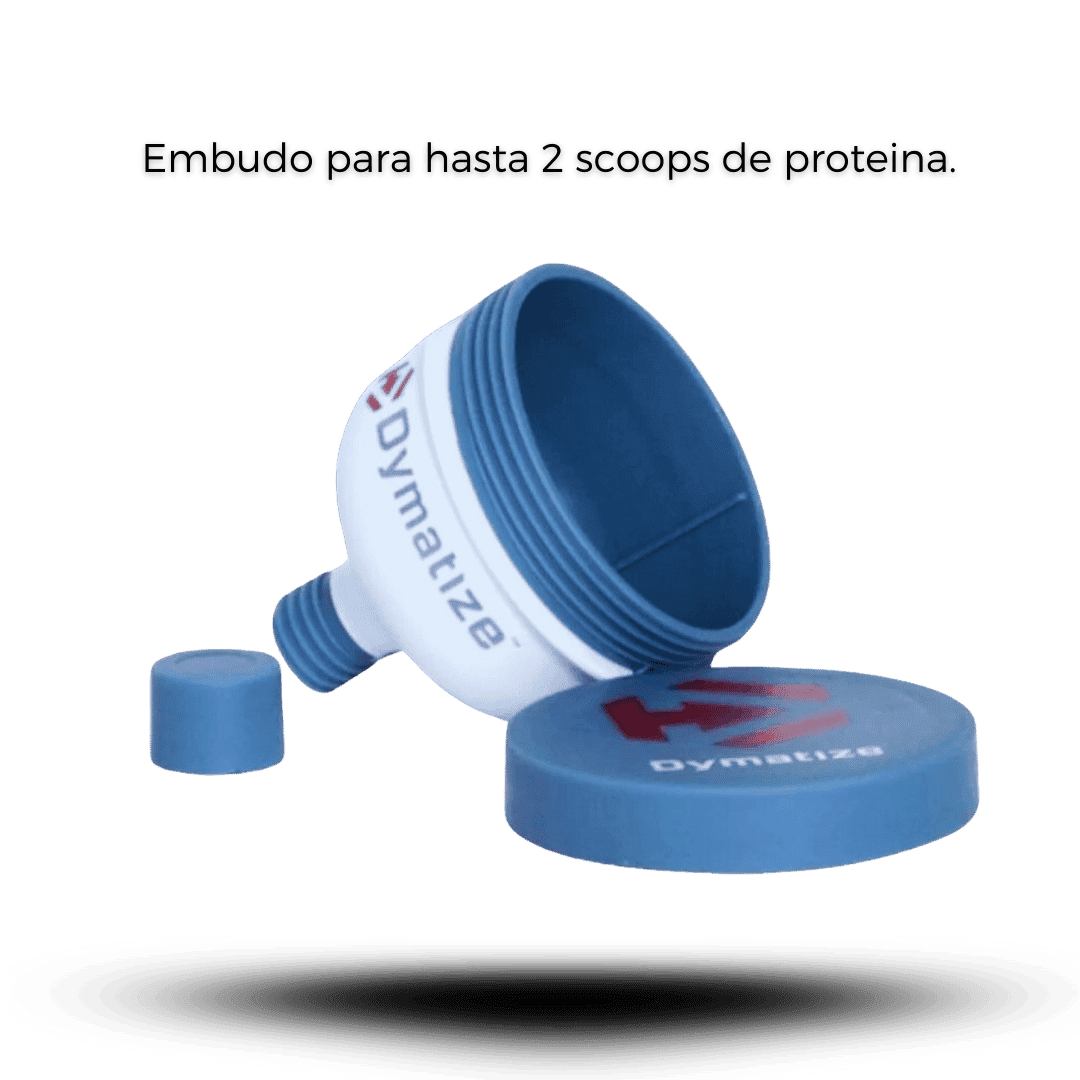 Funnel embudo Dymatize porta Scoop - Body Fit Supplements