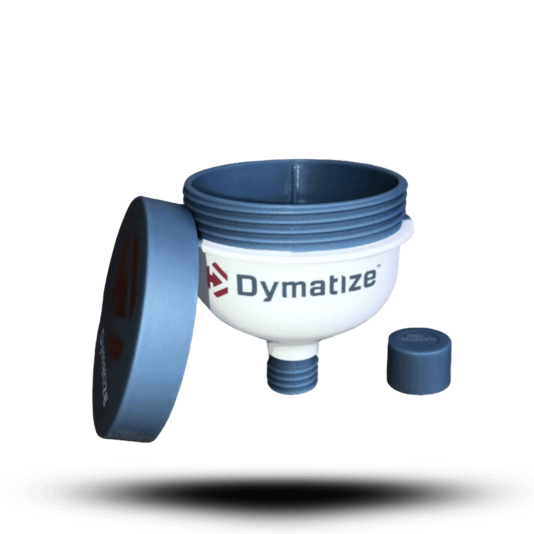 Funnel embudo Dymatize porta Scoop - Body Fit Supplements