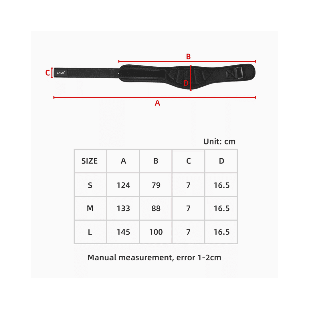 Cinturón de Levantamiento de Pesas para Hombre - Body Fit Supplements