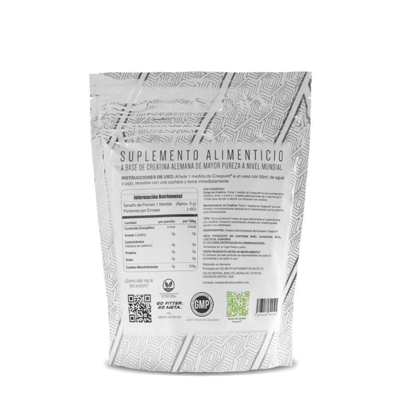 60 serv | Creapure Creatina Meta Nutritition - Body Fit Supplements