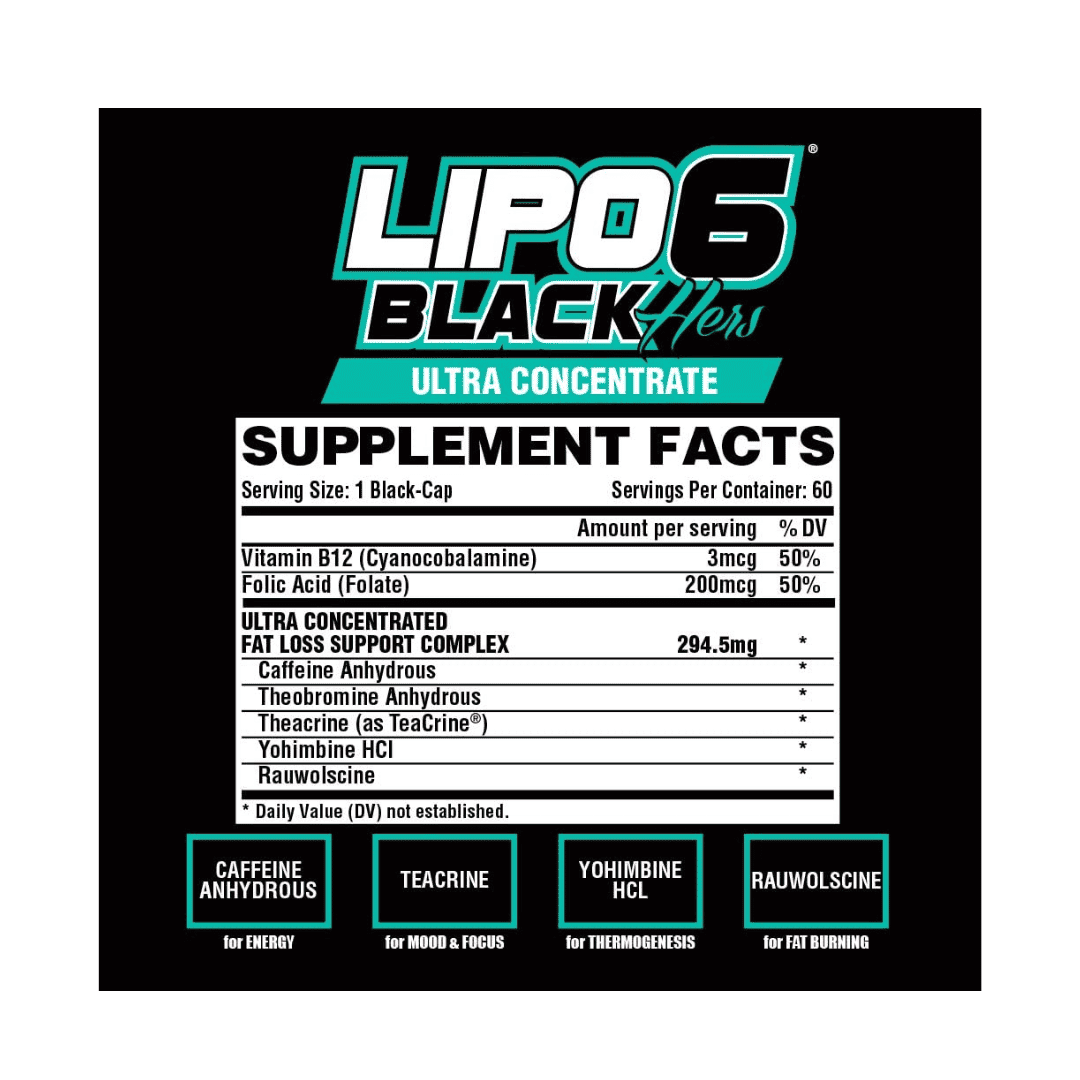 Nutrex Lipo 6 Hers - 60 caps - Body Fit Supplements