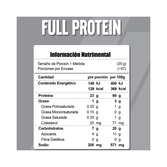 4.4 lbs | Meta Nutrition Full Protein - Body Fit Supplements