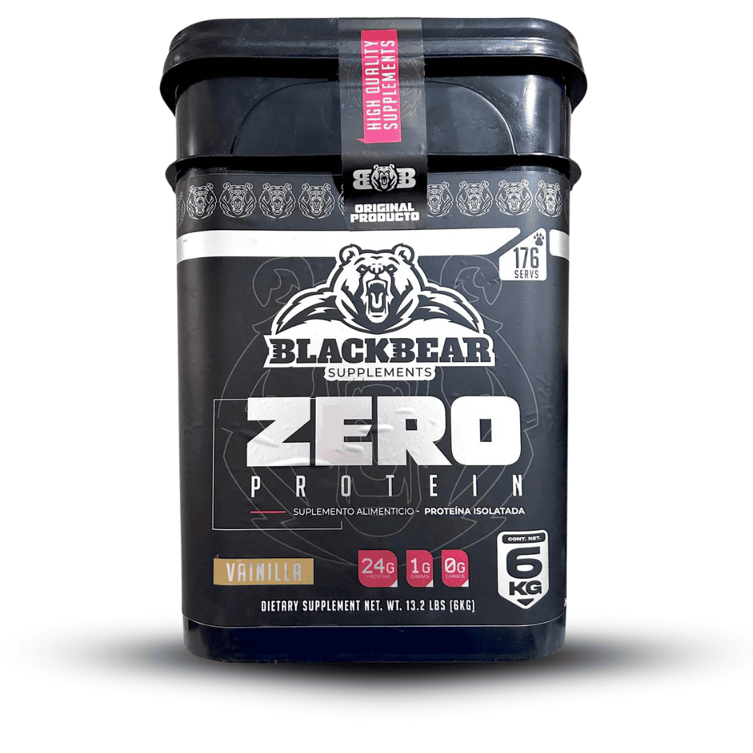 6 kg | Cubeta Proteina Isolatada Blackbear Zero