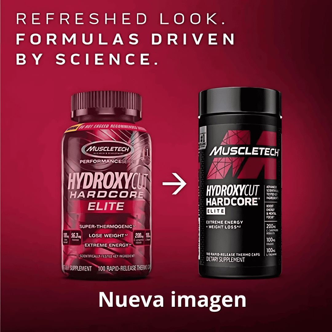 Hydroxycut Hardcore Elite Muscletech - 110 caps - Body Fit Supplements