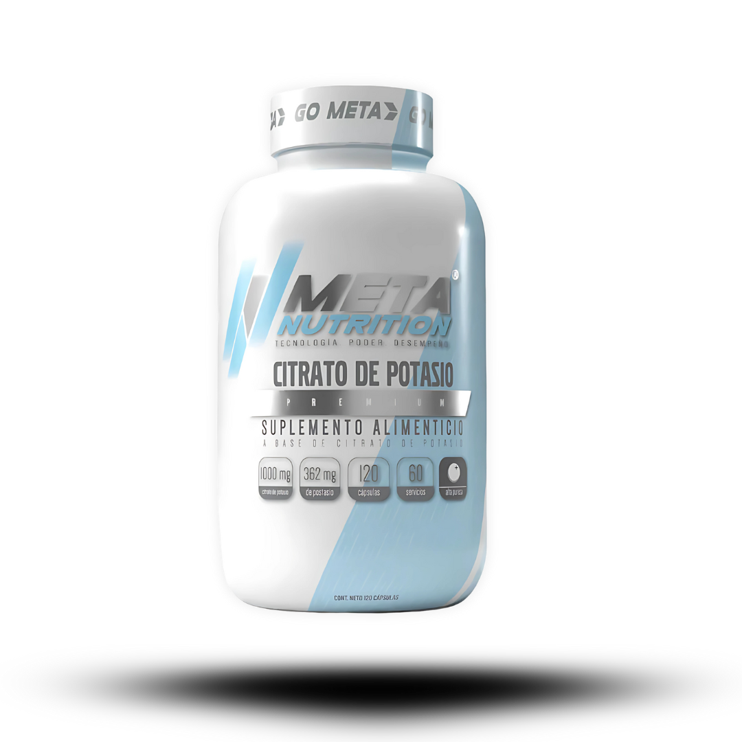 120 Caps | Citrato de Potasio Meta Nutrition