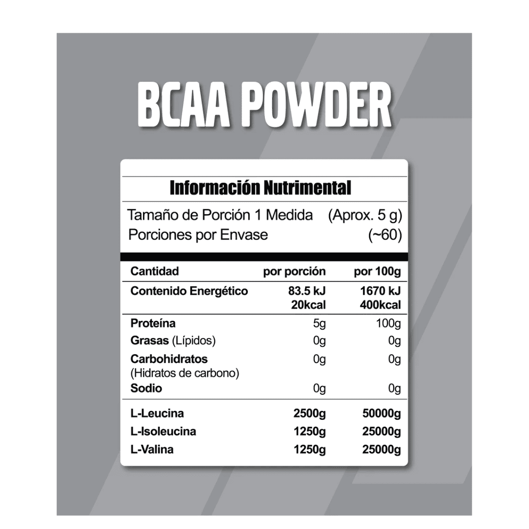Bcaa´s Power Meta Nutrition - 60 serv - Body Fit Supplements