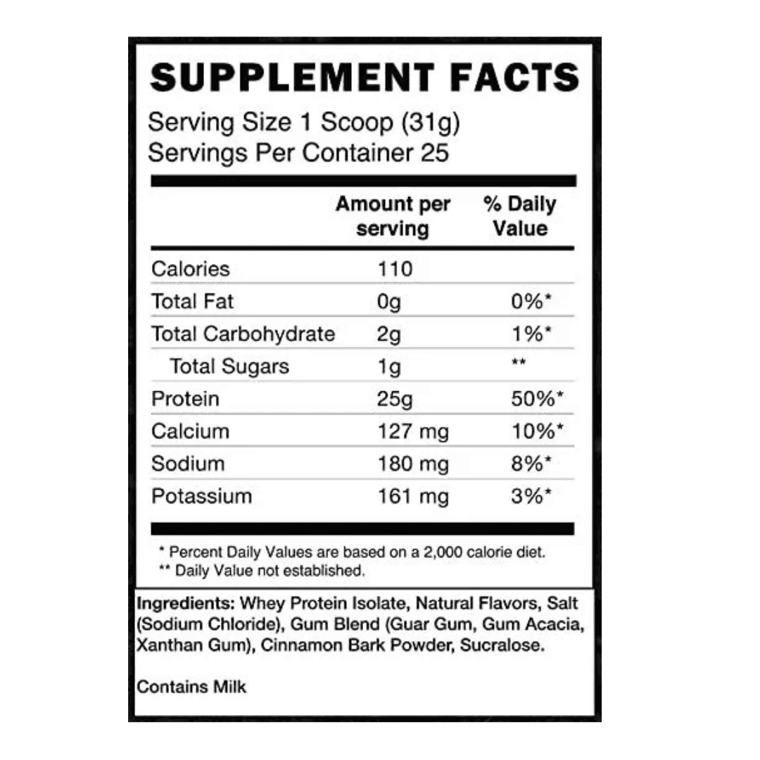 1.72 Lbs | Raw Cbum ISO - Body Fit Supplements