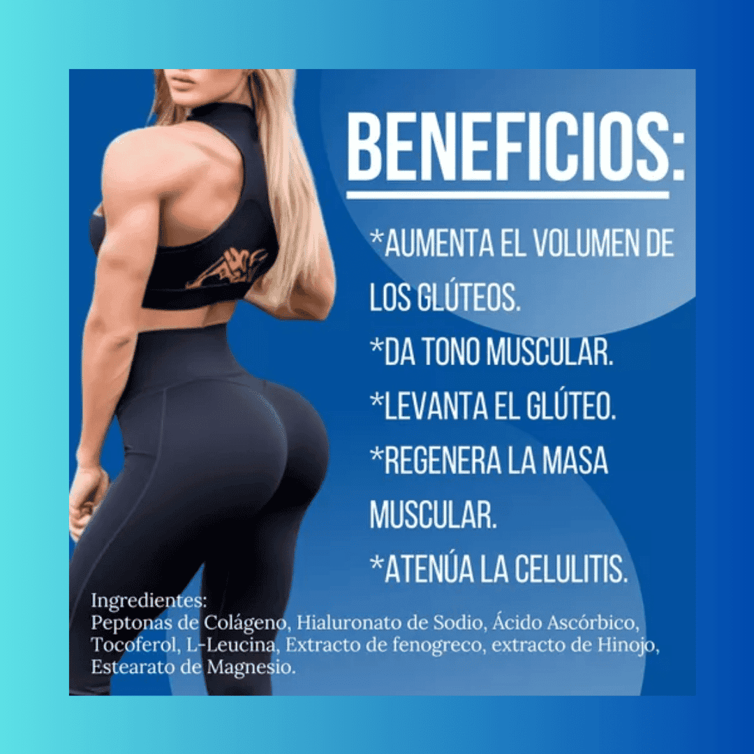 Peptonas Mesofrance Gluteo - 90 Caps - Body Fit Supplements