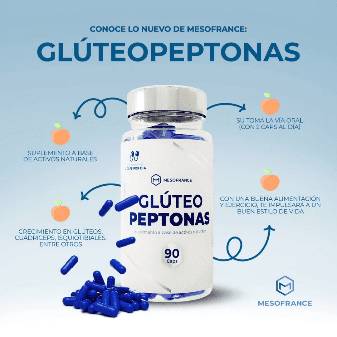 Peptonas Mesofrance Gluteo - 90 Caps - Body Fit Supplements