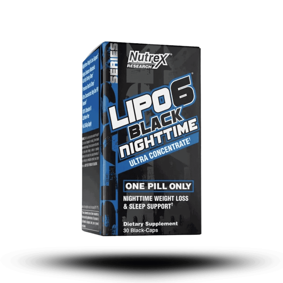 Nutrex Lipo 6 Black Uc Nighttime - 30 caps - Body Fit Supplements