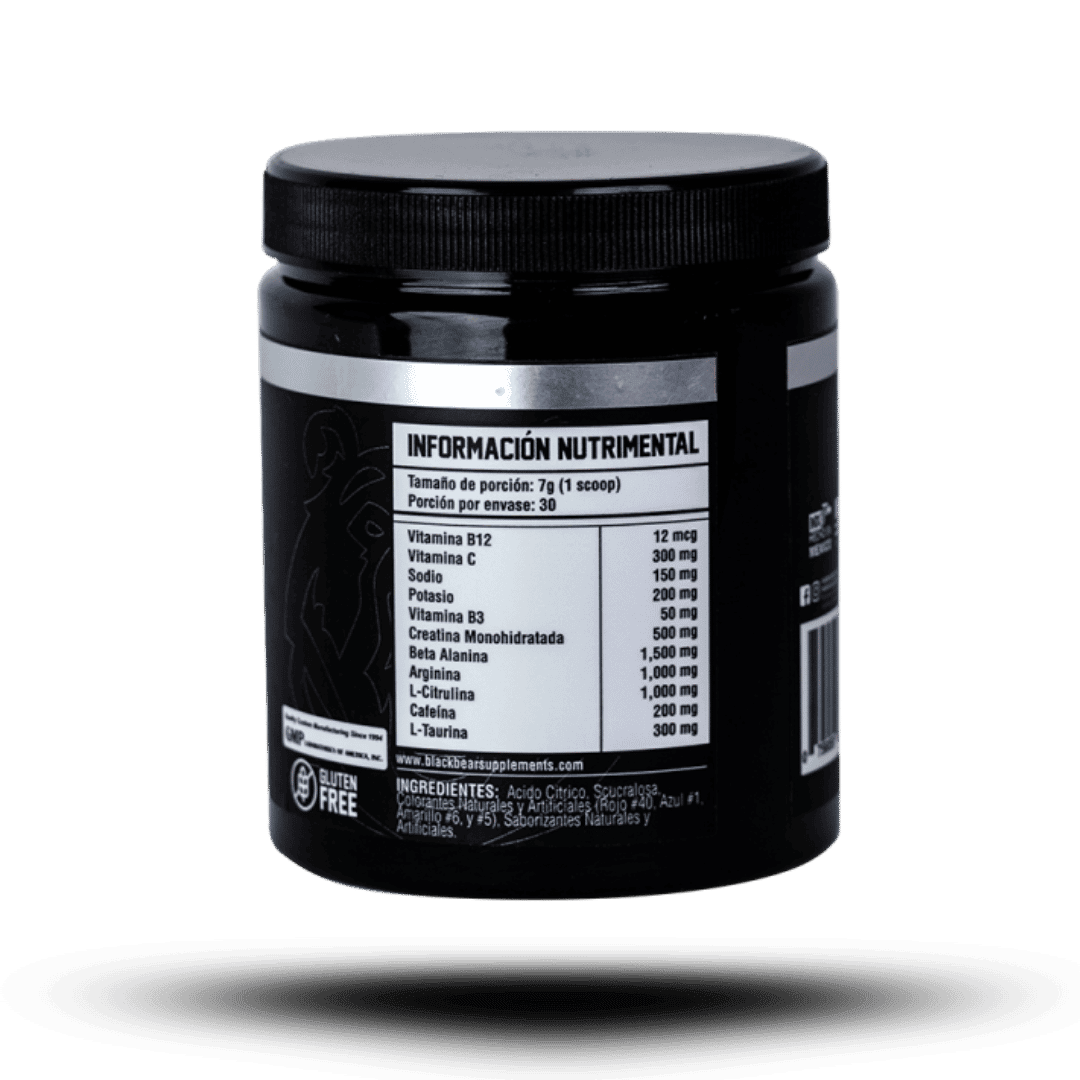 Blackbear Oxido Pre entreno - 30 serv