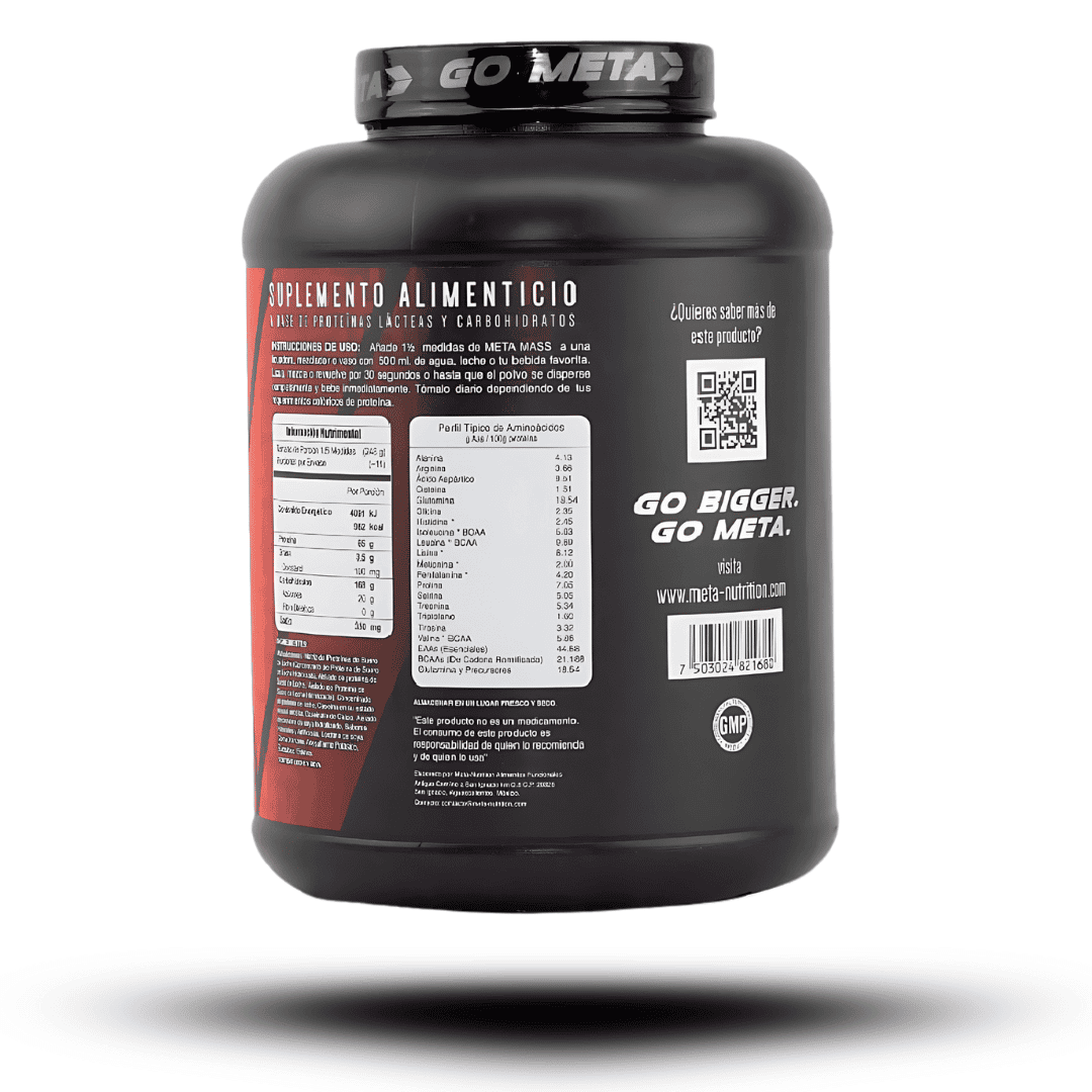 6 Lbs | Meta Mass Meta Nutrition - Body Fit Supplements