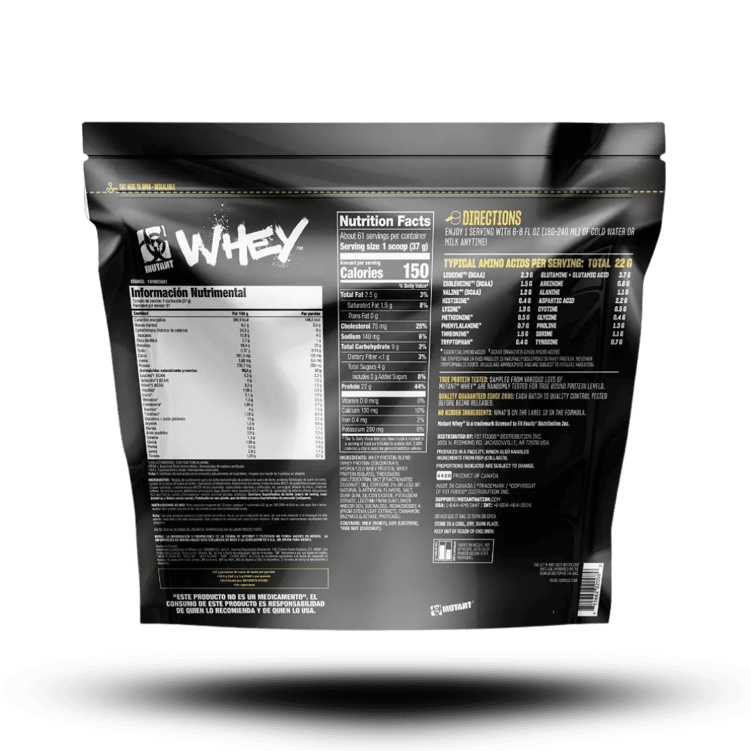 5 lbs | Proteina Mutant Whey