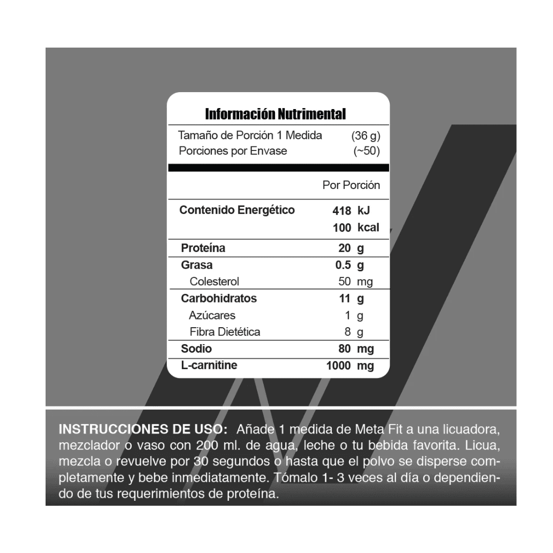 4 Lbs| Meta Nutrition Metafit - Body Fit Supplements