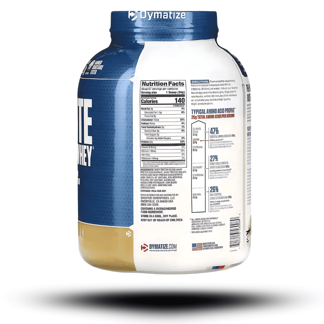 5 Lbs | Dymatize Elite Whey - Body Fit Supplements