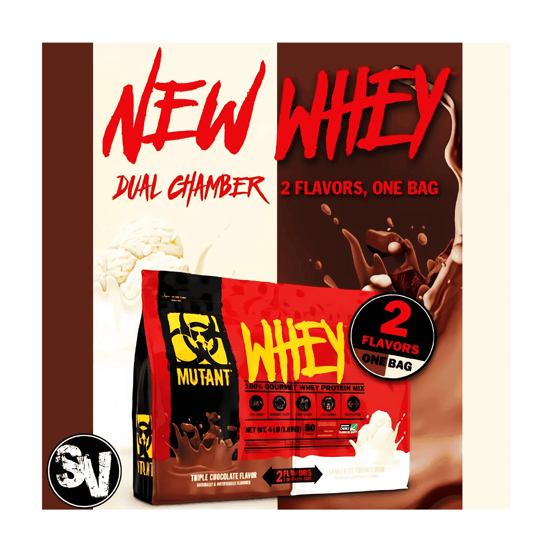 4 lbs | Mutant Whey Dual doble sabor - Body Fit Supplements