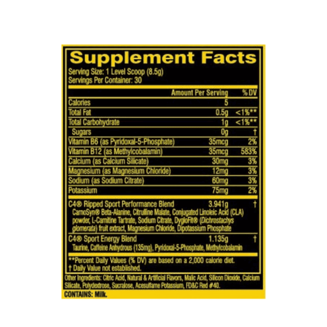 30 Serv | C4 Sport Ripped