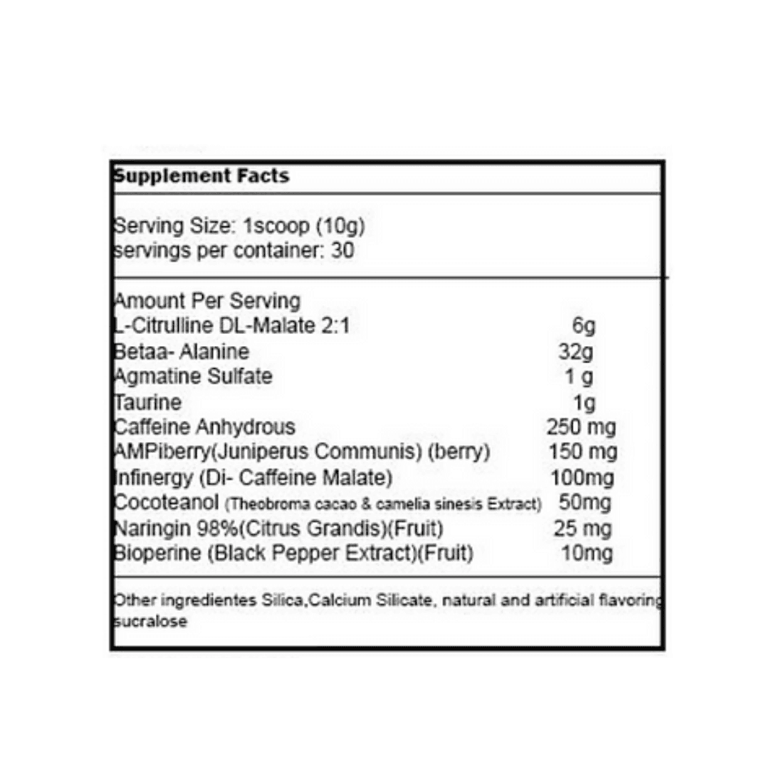 30 Serv | Pre entreno Kaioken Back - Body Fit Supplements