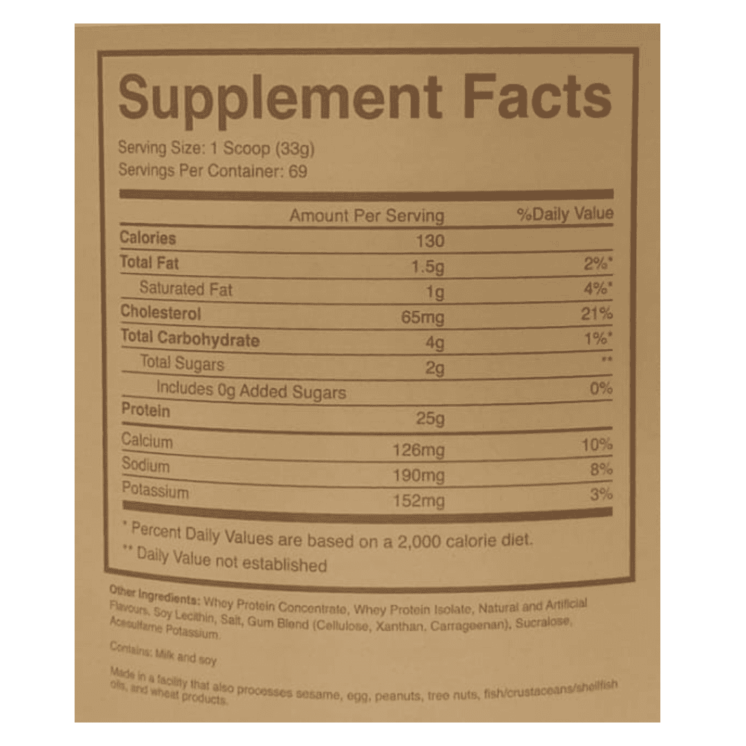 5 lbs | Raw Cbum Whey - Body Fit Supplements