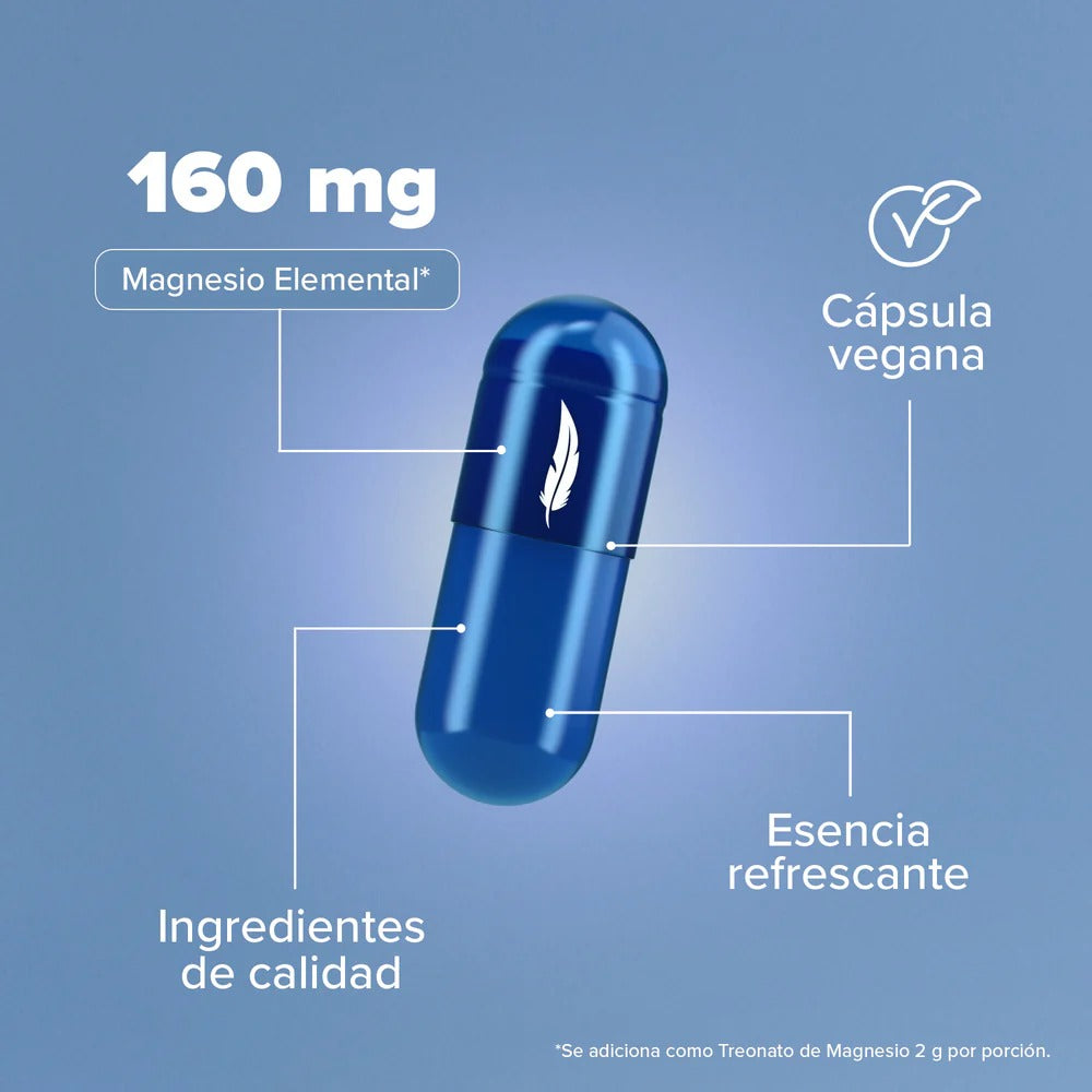 90 Caps |  Treonato de Magnesio