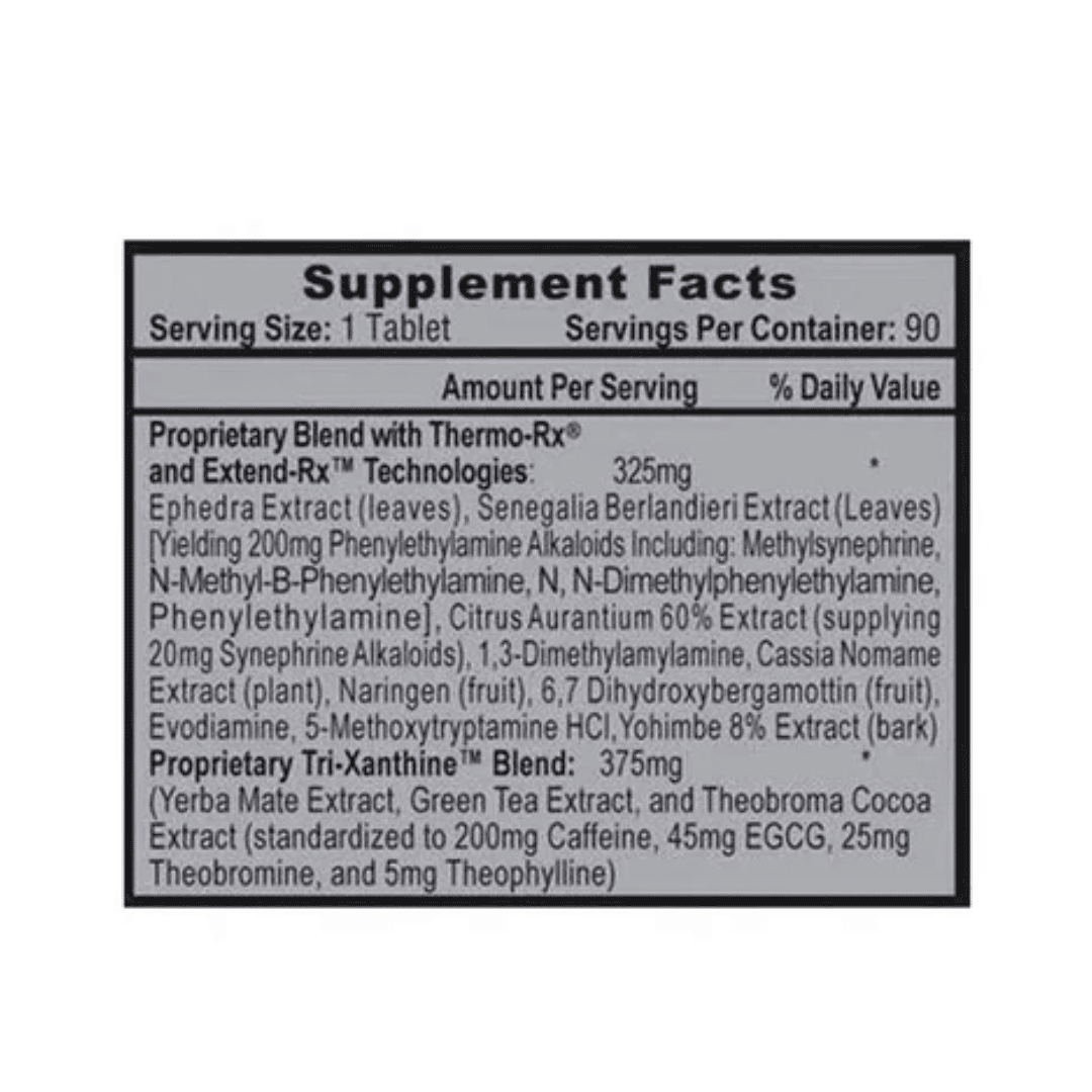 Lipodrene Hardcore - 90 caps - Body Fit Supplements