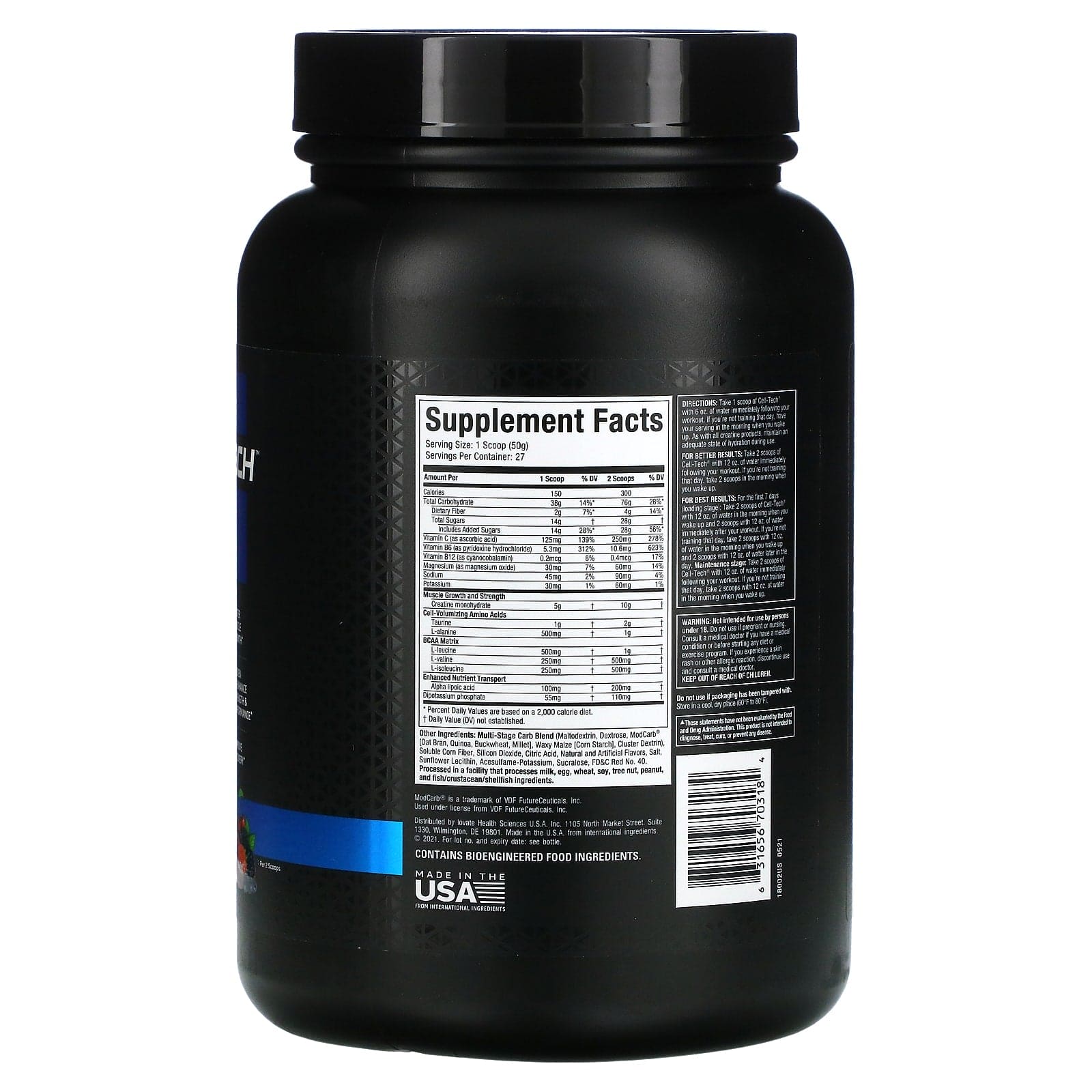 3 lbs | Creatina Muscletech Cell-Tech Performance Series - Body Fit Supplements