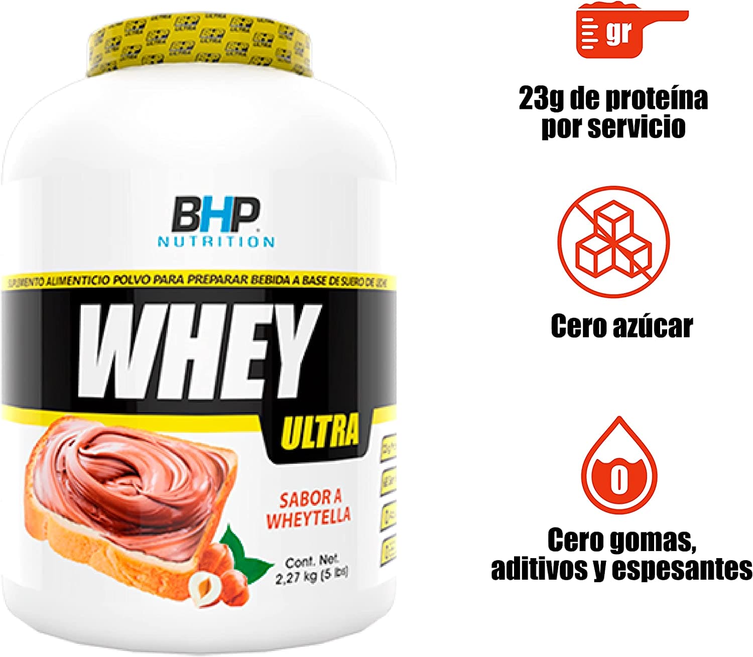 Proteina BHP Whey Ultra 5 Lb - Body Fit Supplements