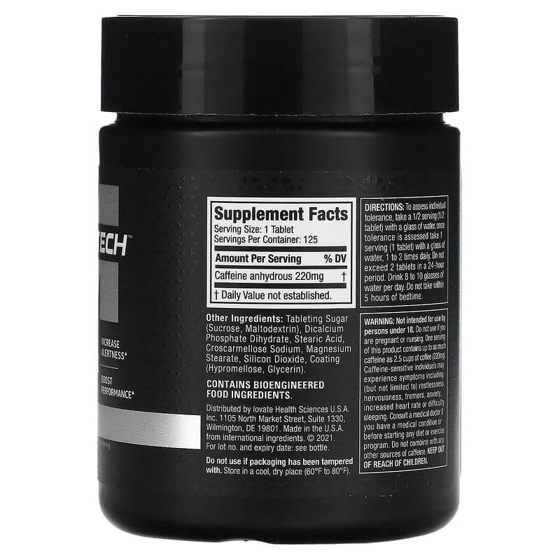 125 caps | Caffeine Muscletech Platinum 100% - Body Fit Supplements