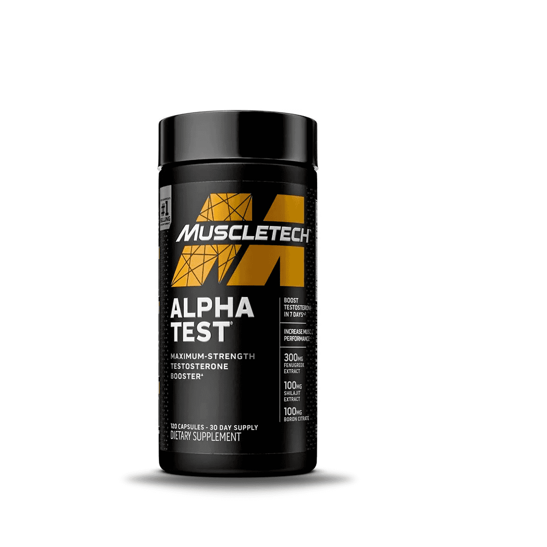 120 Caps | Muscletech Alpha Test - Body Fit Supplements