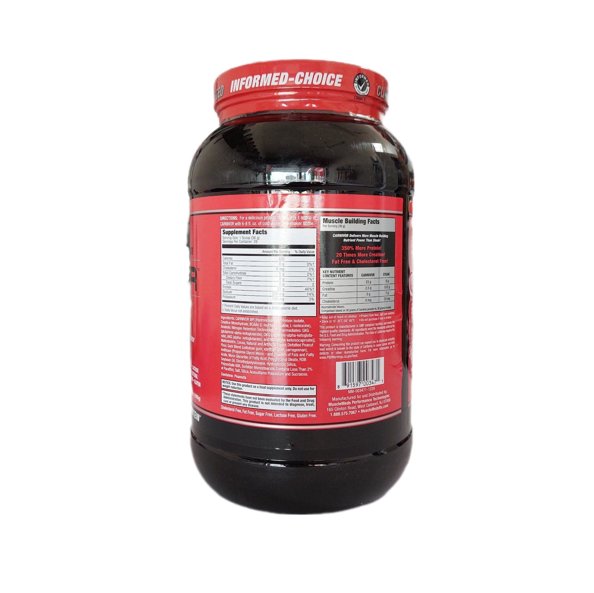 2 Lbs | Proteina Musclemeds Carnivor - Body Fit Supplements