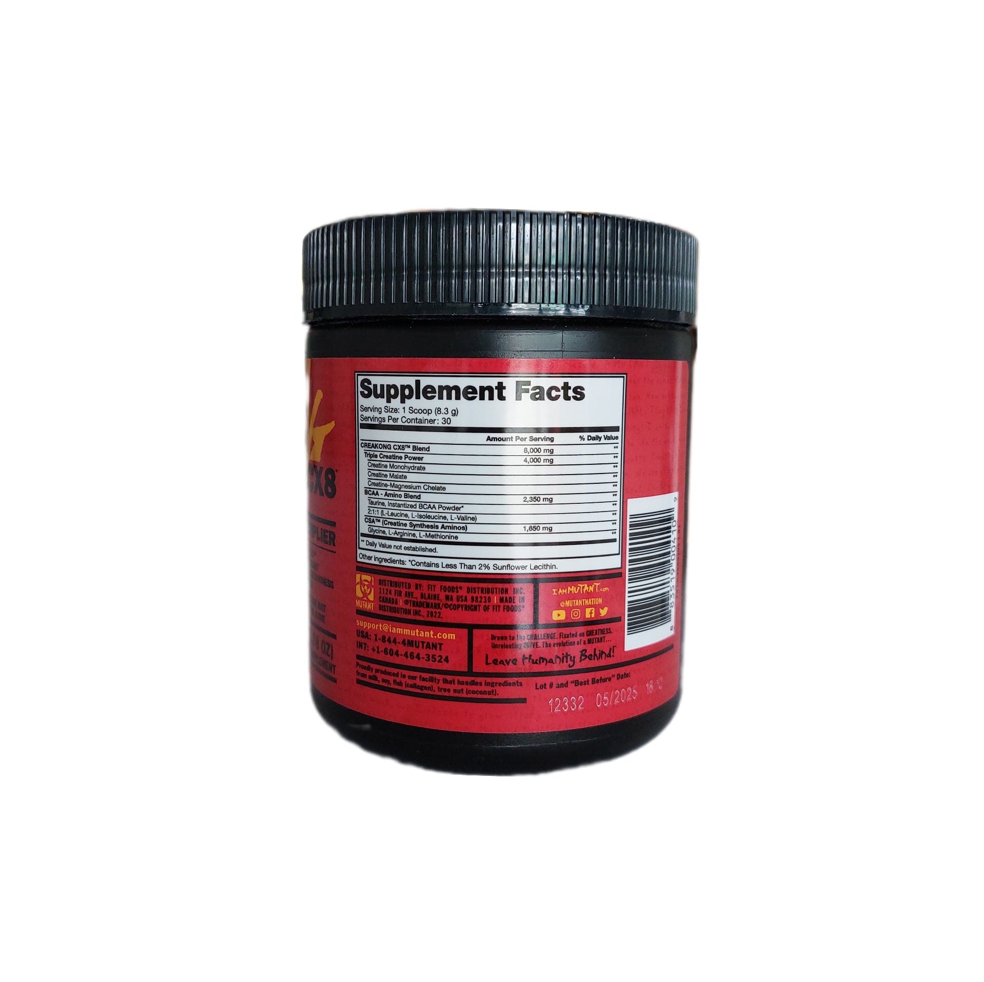 30 Serv | Creatina Mutant Creakong CX8 - Body Fit Supplements