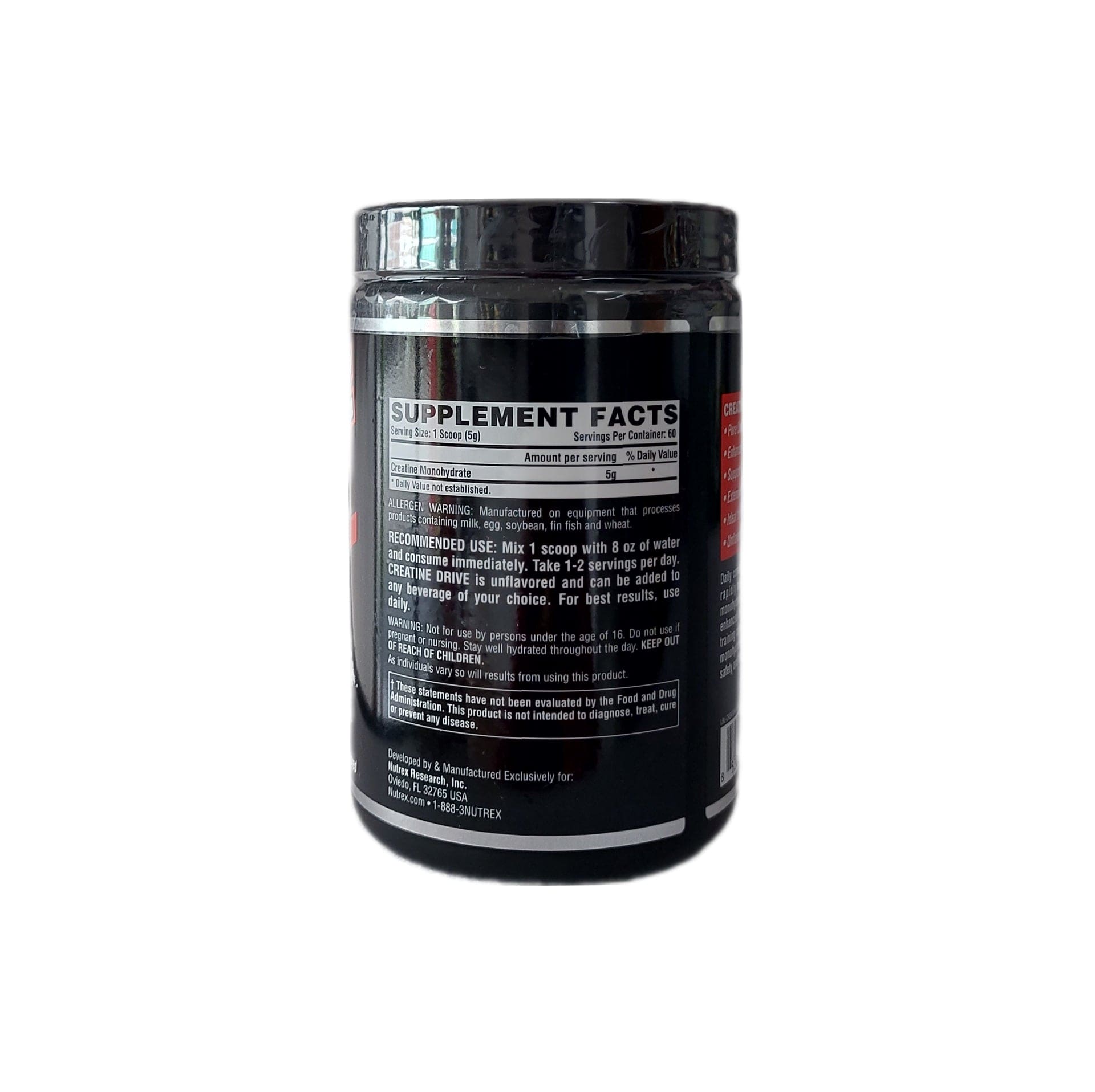 Creatina Nutrex Drive Black - Body Fit Supplements