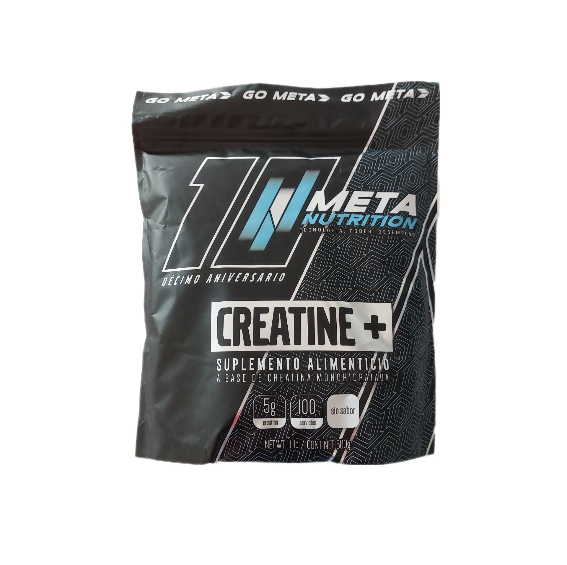 100 serv | Creatina Meta Nutrition 500 Gr - Body Fit Supplements