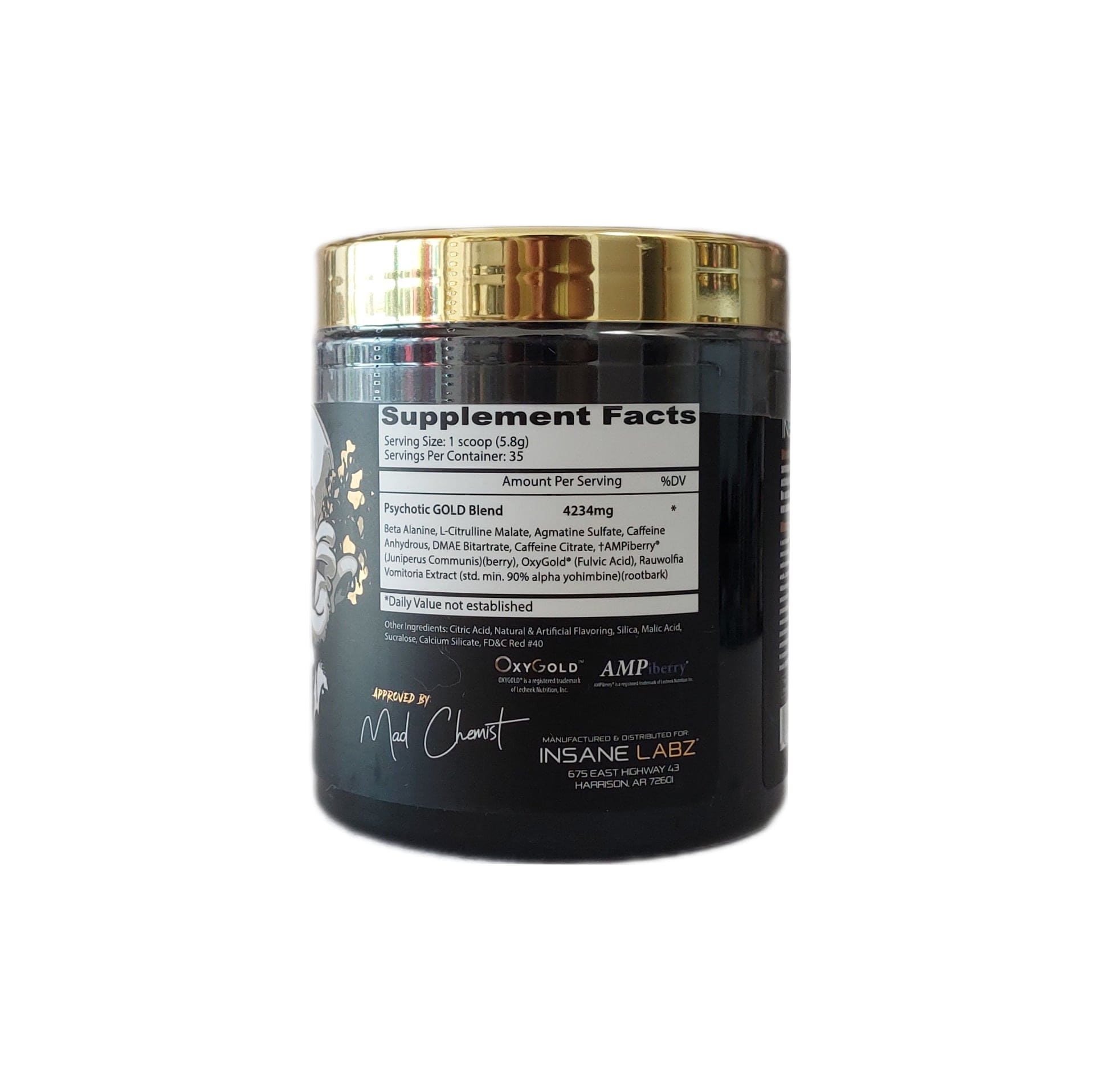 35 Serv | Insane Labz Psychotic Gold - Body Fit Supplements