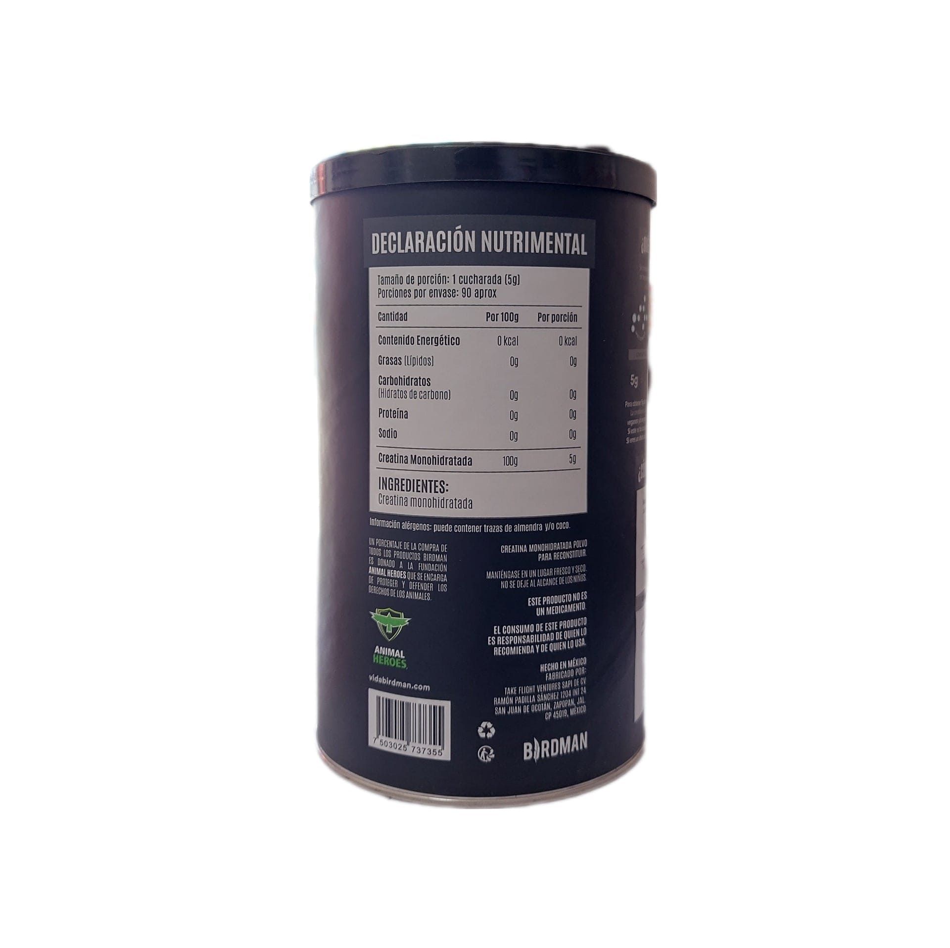 90 Serv | Creatina Birdman 450 gr - Body Fit Supplements