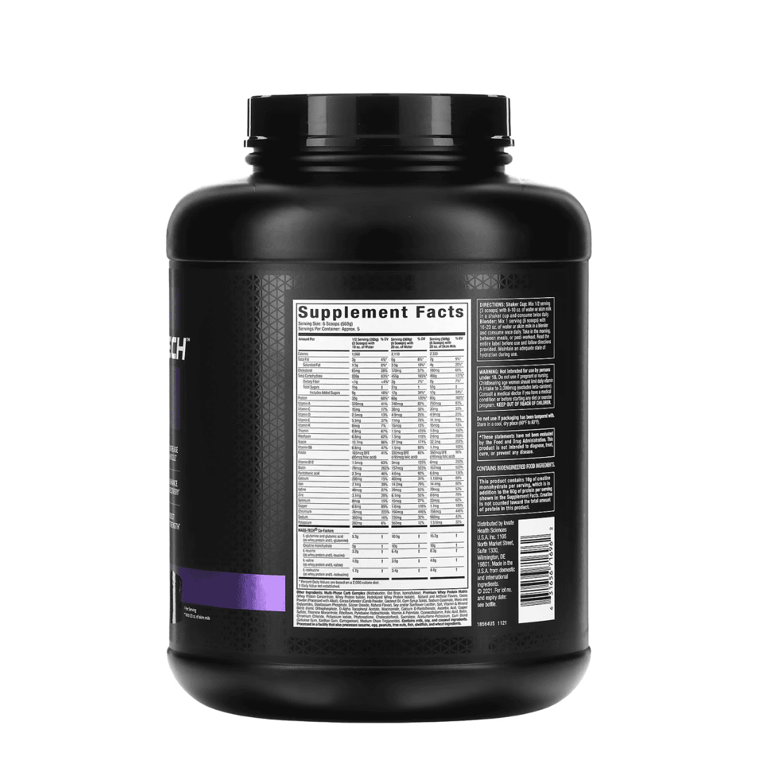 Proteina Muscletech Mass-Tech 6 Lbs Extreme 2000 - Body Fit Supplements