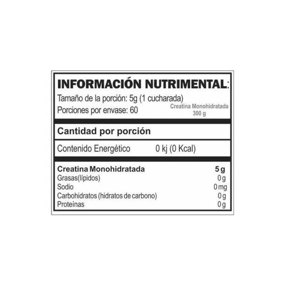 60 serv | Creatina Monohidratada GAT - 300 gr - Body Fit Supplements