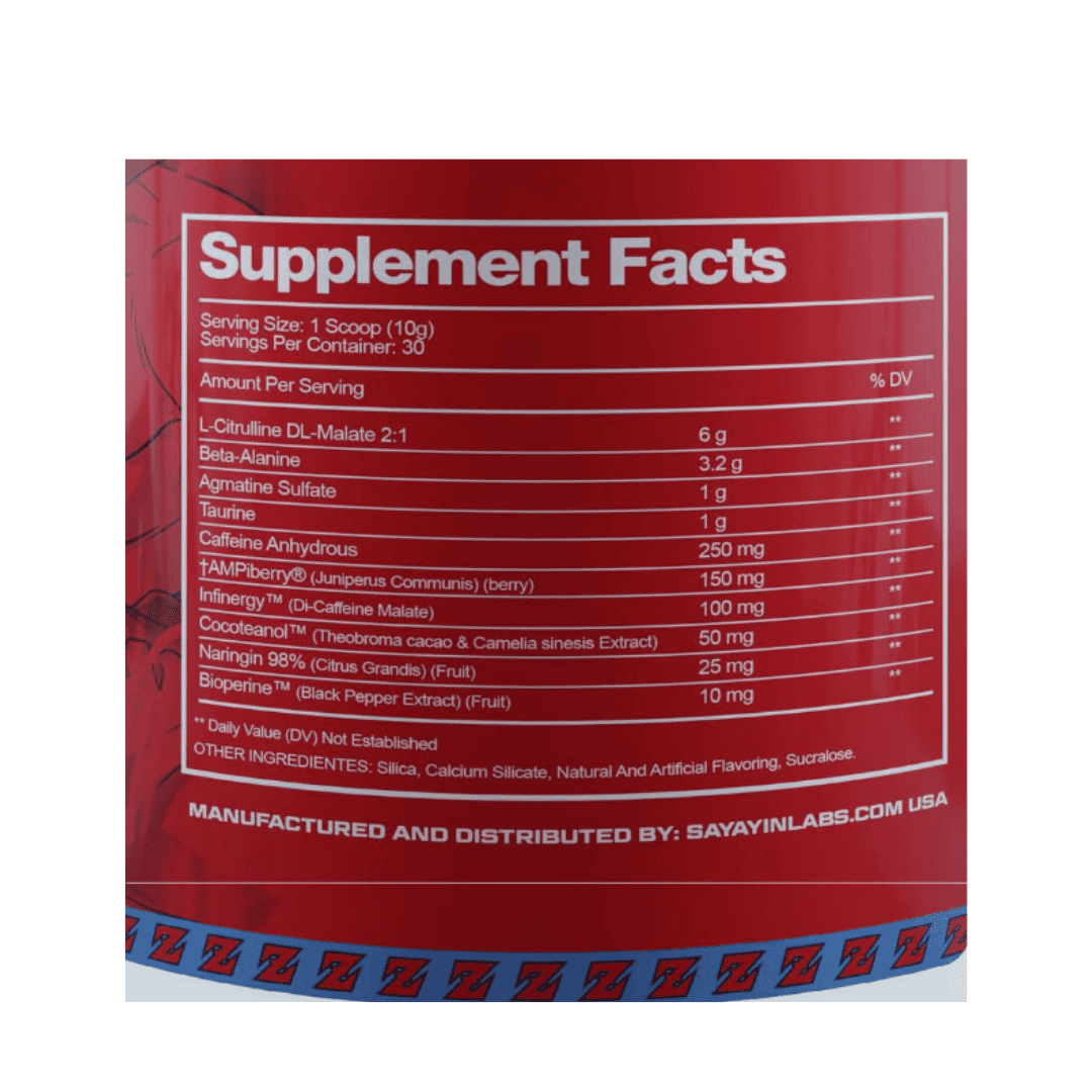 30 Serv | Kaioken X10 Saiyan Labz - Body Fit Supplements