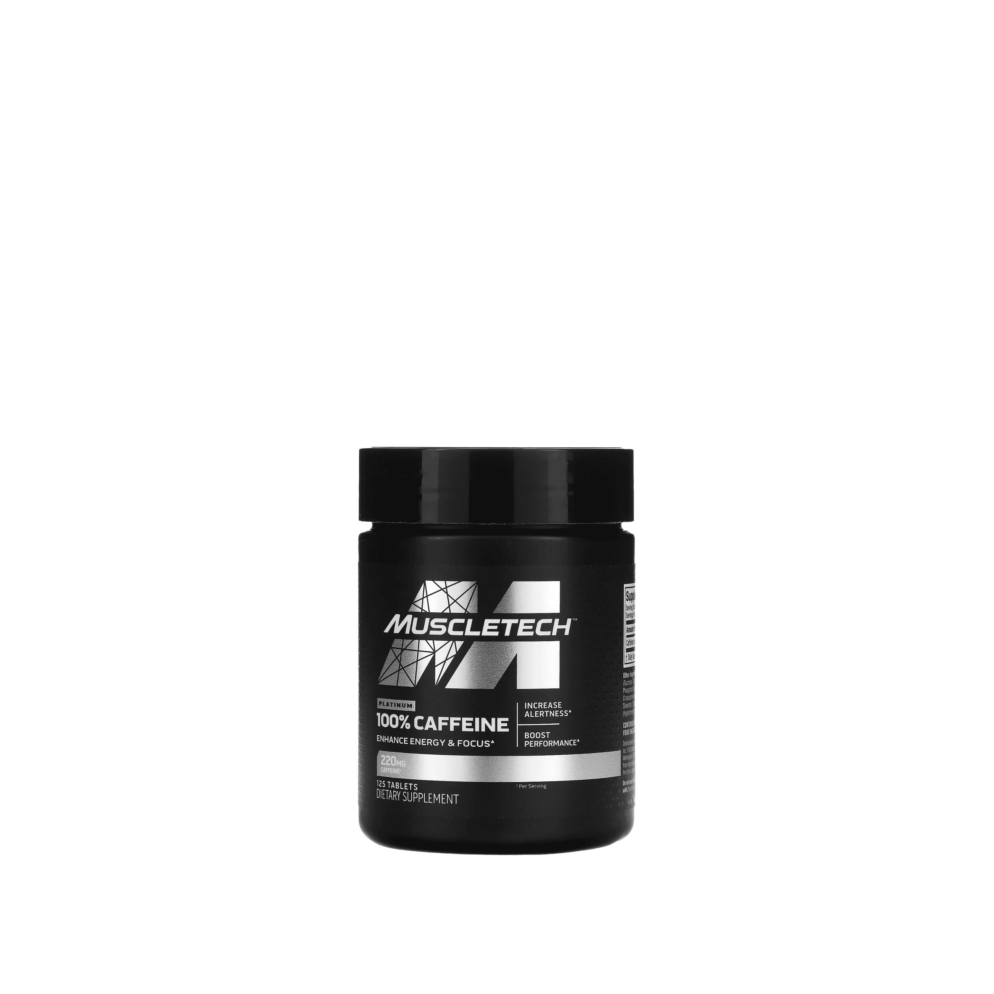 125 caps | Caffeine Muscletech Platinum 100% - Body Fit Supplements