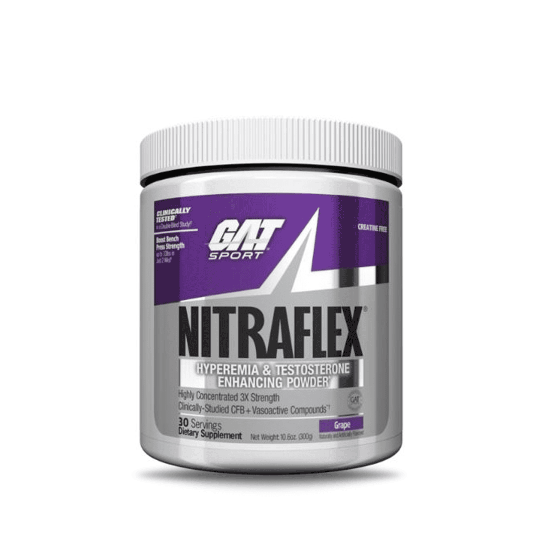 30 Serv |Nitraflex GAT Pre Entreno 300 Grs - Body Fit Supplements