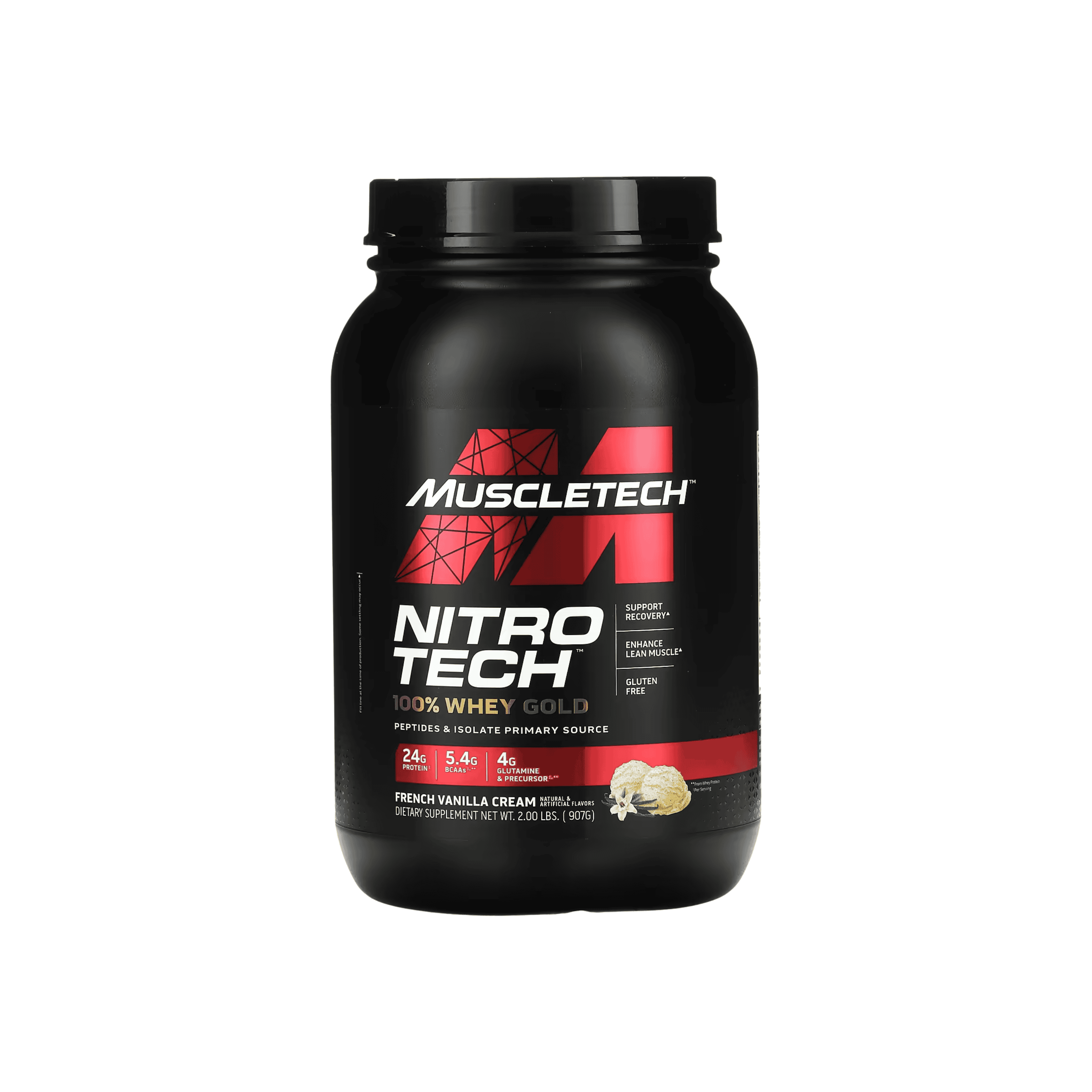Proteina Muscletech Nitro-Tech 100% Whey Gold 2 Lbs - Body Fit Supplements