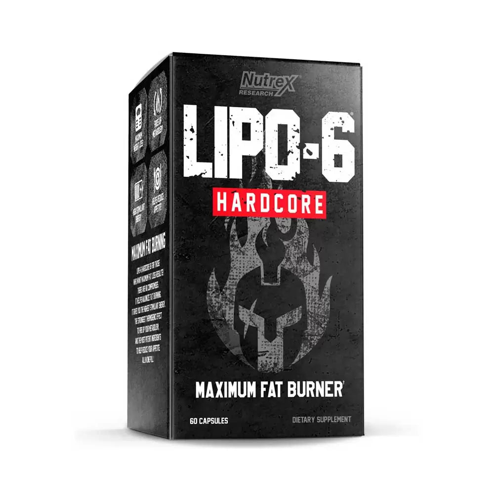 Termogenico Nutrex Lipo 6 Warrior Hardcore - Body Fit Supplements