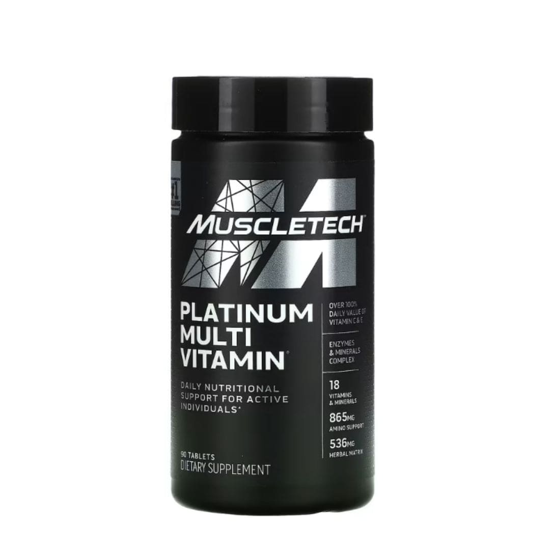 90 Caps | Multi-Vitaminico Muscletech Platinum - Body Fit Supplements