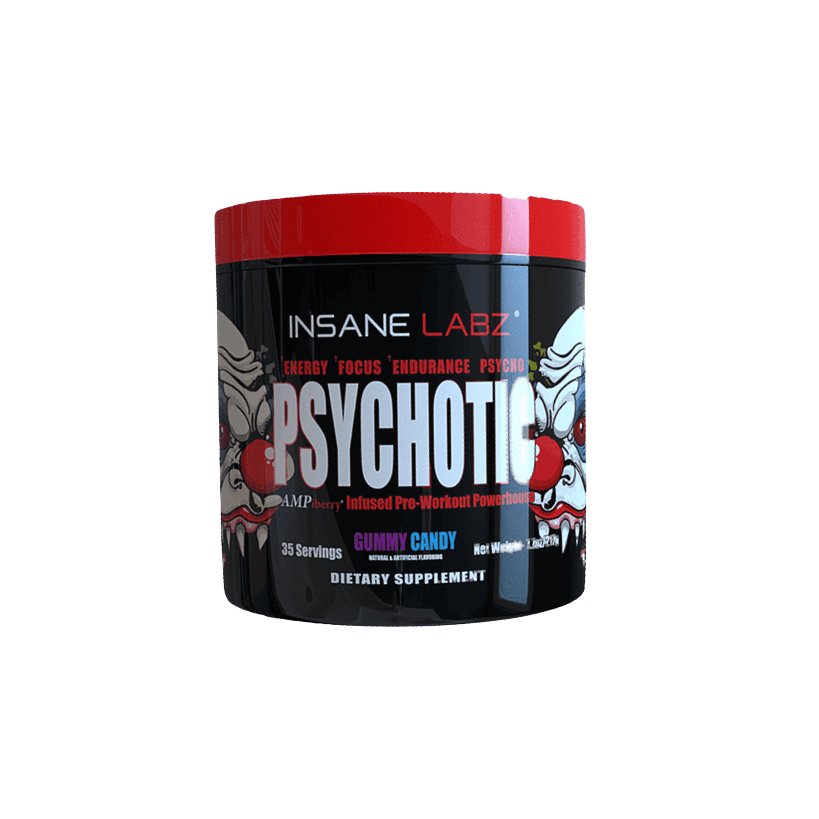 Pre Entreno Insane Labs Psychotic Rojo - Body Fit Supplements