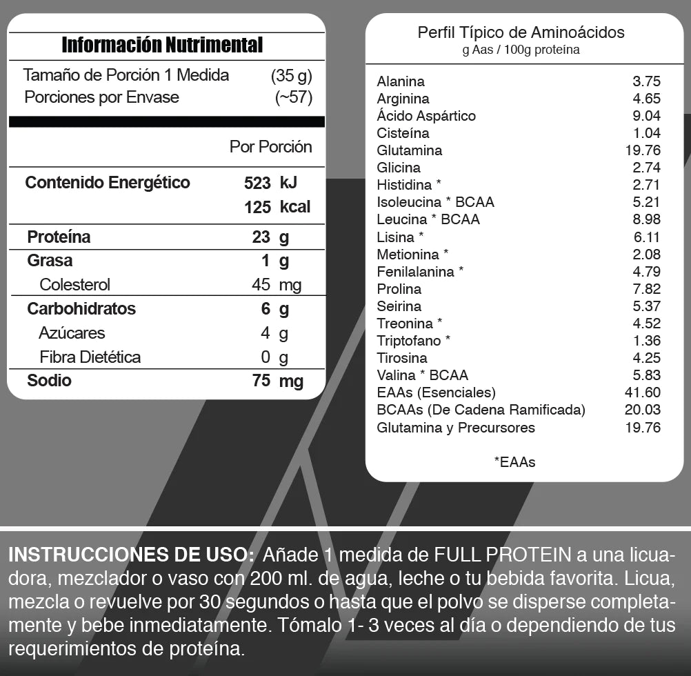 4.4 lbs | Meta Nutrition Full Protein - Body Fit Supplements