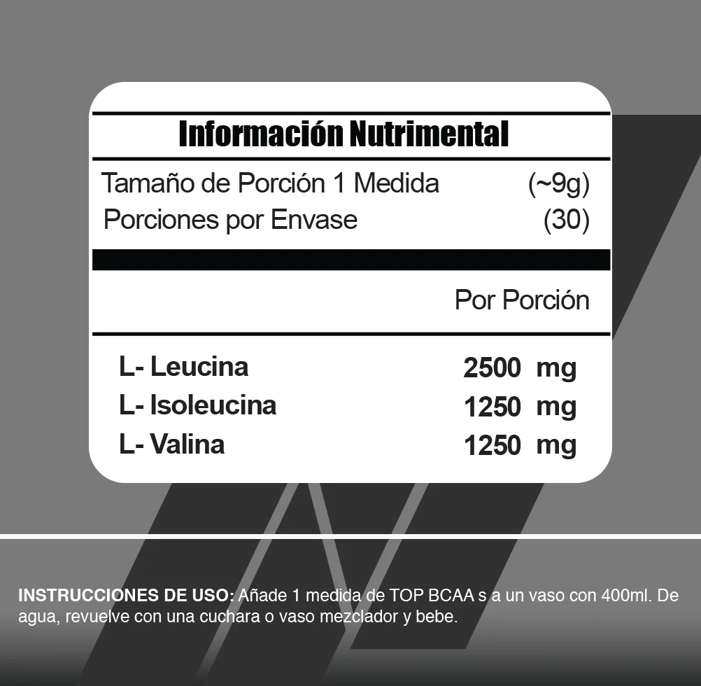 Top BCAAS Meta Nutrition - 30 serv - Body Fit Supplements