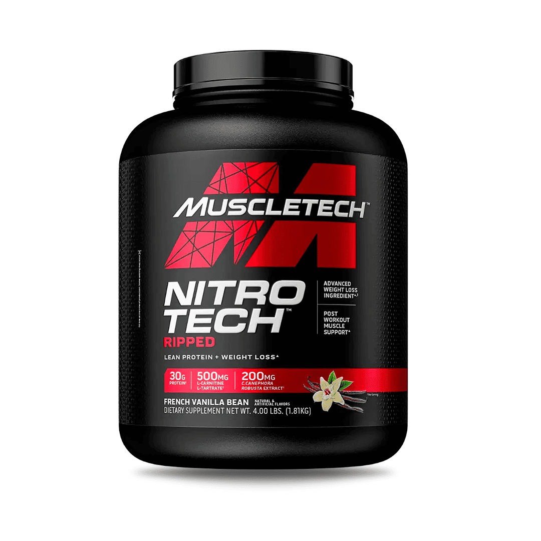 4 Lbs | Muscletech Nitro-Tech Ripped - Body Fit Supplements